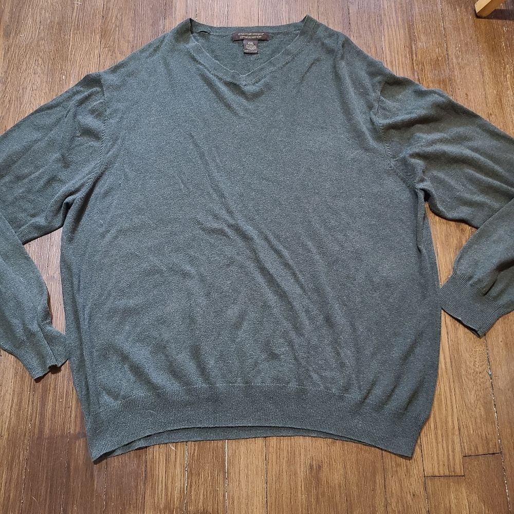 SABASTIAN COOPER Size 2XL Cotton Cashmere sweater.